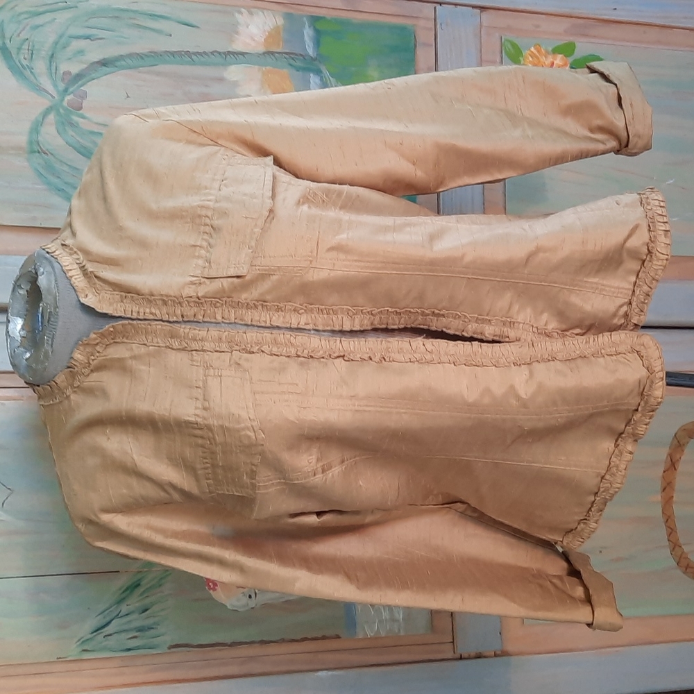 Chico's 100% silk jacket